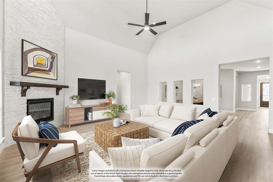 Furnished interior view inside a new home in Maplewood, Glenn Heights (Image 8). Furnished interior view inside a new home in Maplewood, Glenn Heights (Image 8).