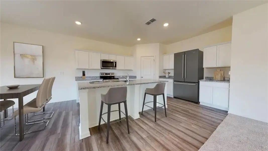 Furnished interior view inside a new home in Silverton, Dacula (Image 8).