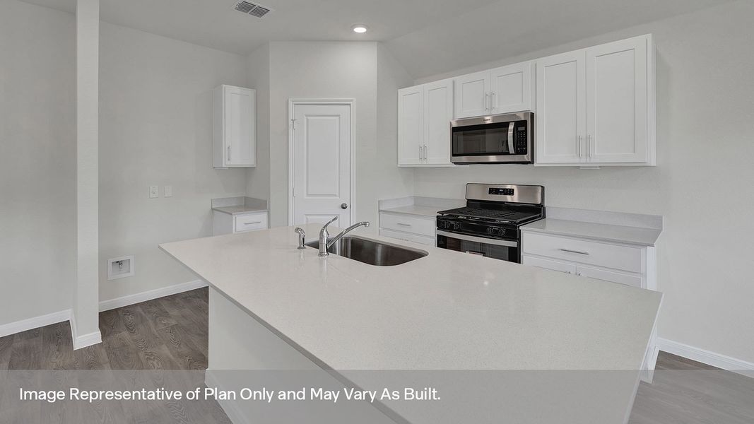 Furnished interior view inside a new home in Trace, San Marcos (Image 7).