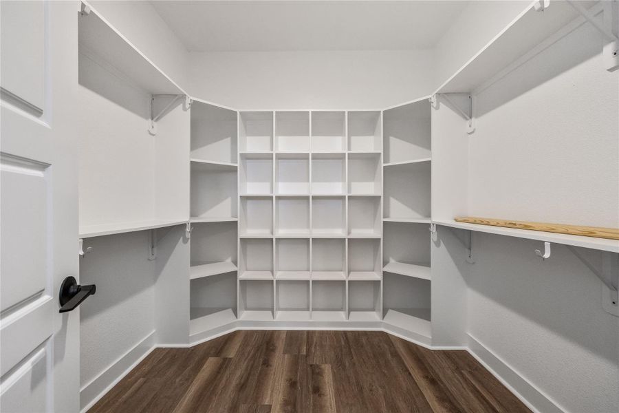 Custom walk-in closet