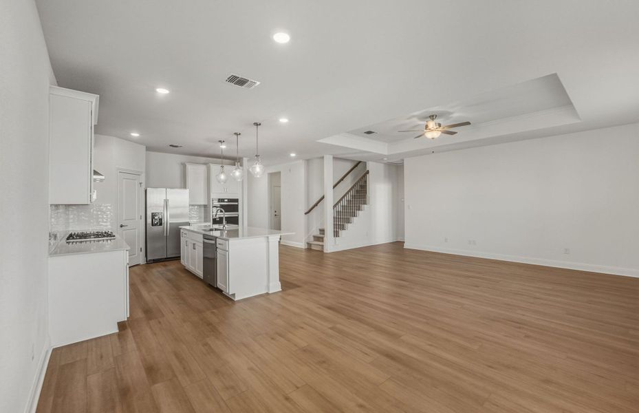 Spacious, unfurnished interior of a new home in Saddleback at Santa Rita Ranch, Liberty Hill (Image 42).