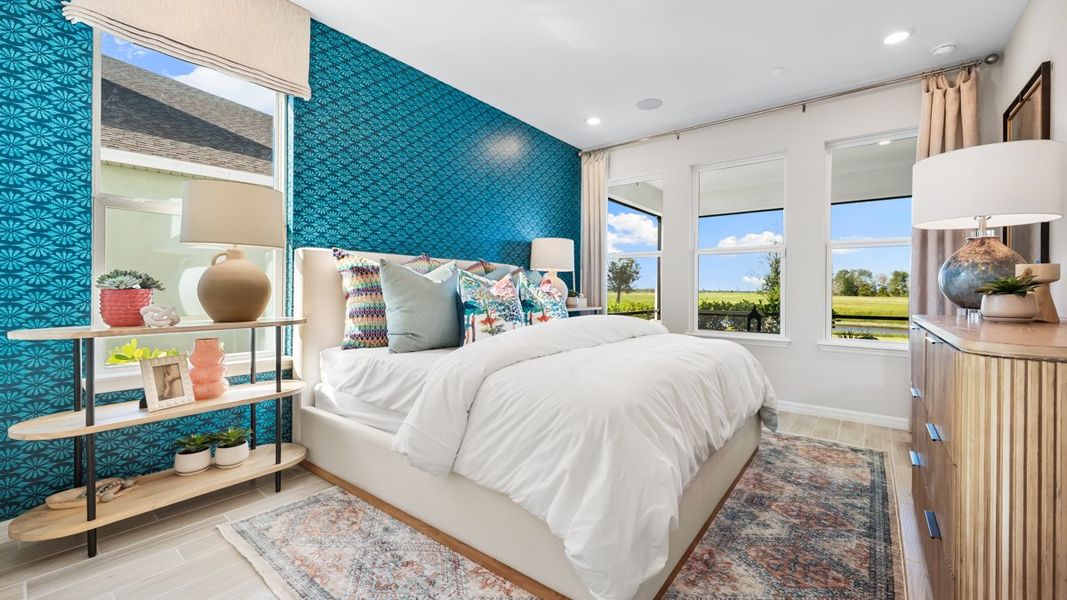 Representative furnished interior of a home built from the Bahama by Taylor Morrison in Palms at Coasterra, Palmetto (Image 15).