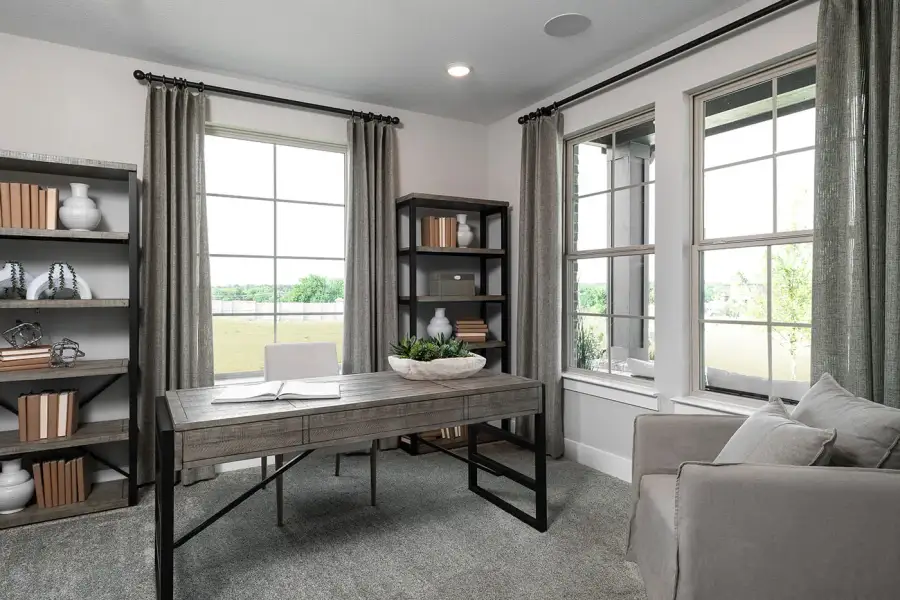 Representative furnished interior of a home built from the Ivy by Tri Pointe Homes in View at the Reserve, Mansfield (Image 4).