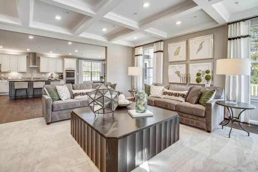 Representative furnished interior of a home built from the Wylie by Caruso Homes in Magnolia Acres, Fuquay Varina (Image 7).