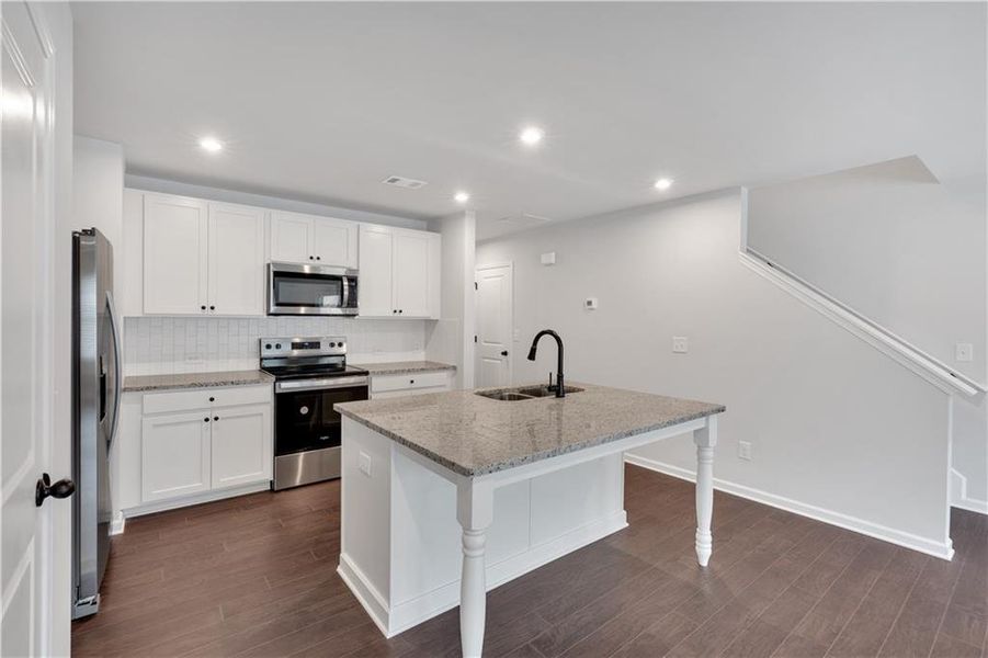 Furnished interior view inside a new home in Village Green, Adairsville (Image 10).