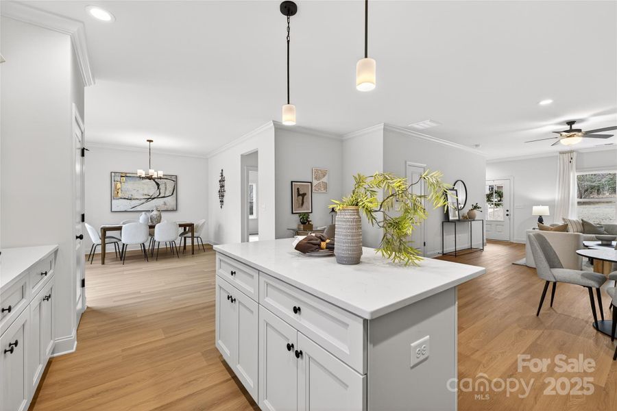 Furnished interior view inside a new home in , Denver (Image 28).