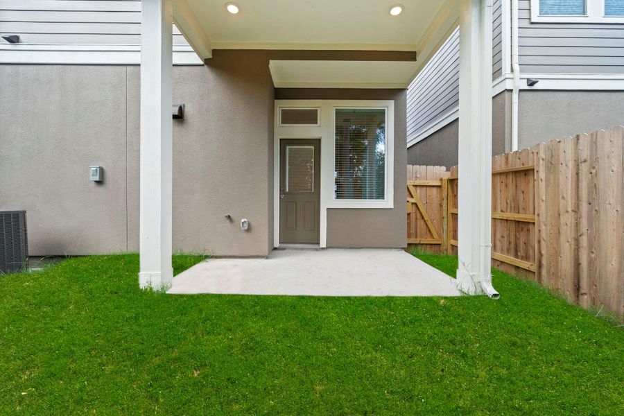 Exterior details and patio area of a home in Park Hill, Stafford (Image 4). Exterior details and patio area of a home in Park Hill, Stafford (Image 4).