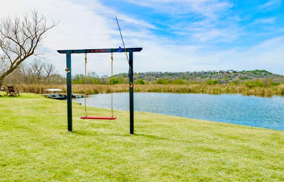 Designated photo spot! Swing away the stress. Designated photo spot! Swing away the stress.