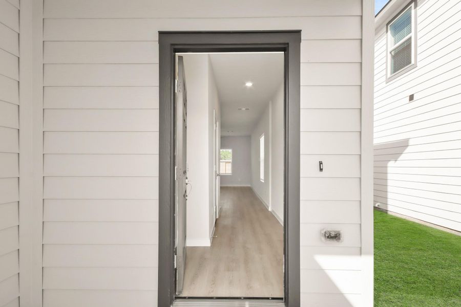 Exterior details and patio area of a home in Northpark South, Porter (Image 4). Exterior details and patio area of a home in Northpark South, Porter (Image 4).