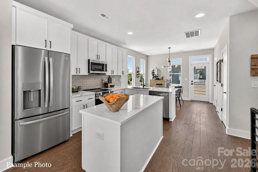 Furnished interior view inside a new home in , Charlotte (Image 10). Furnished interior view inside a new home in , Charlotte (Image 10).