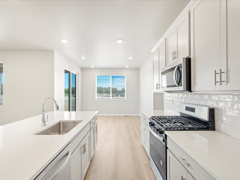 The Granby floorplan interior image taken at a Meritage Homes community in Northern Colorado.