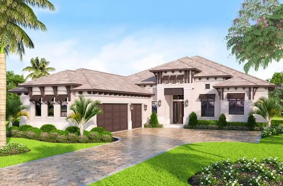 Front exterior of a new home in , Palm Coast, FL, highlighting curb appeal (Image 2). Front exterior of a new home in , Palm Coast, FL, highlighting curb appeal (Image 2).