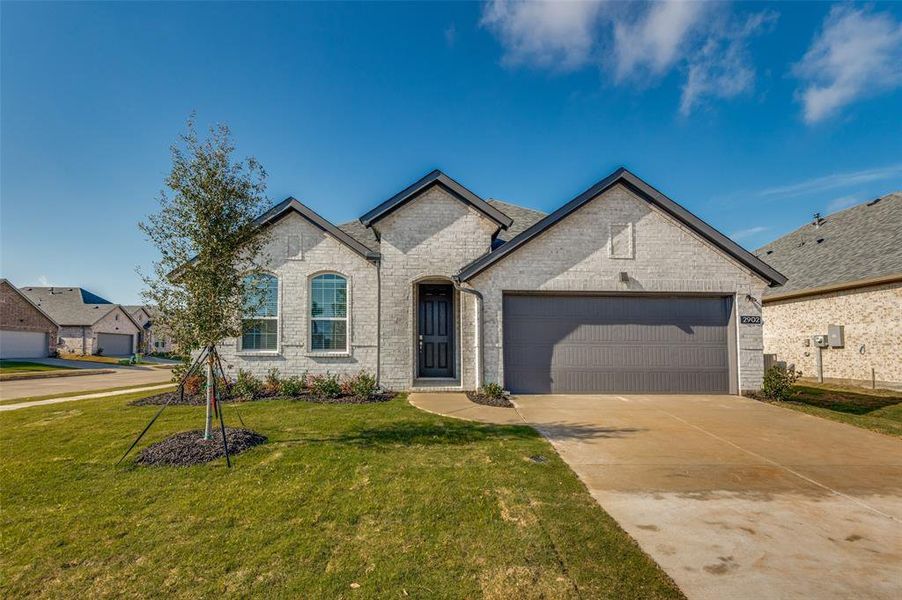 Front exterior of a new home in , Princeton, TX, highlighting curb appeal (Image 22).