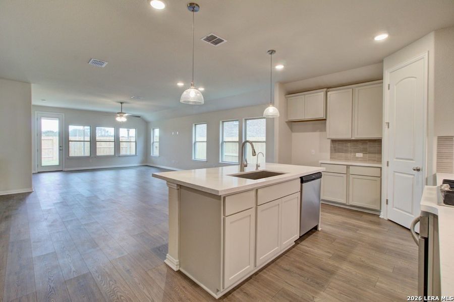 Furnished interior view inside a new home in Stream Waters, Seguin (Image 8).