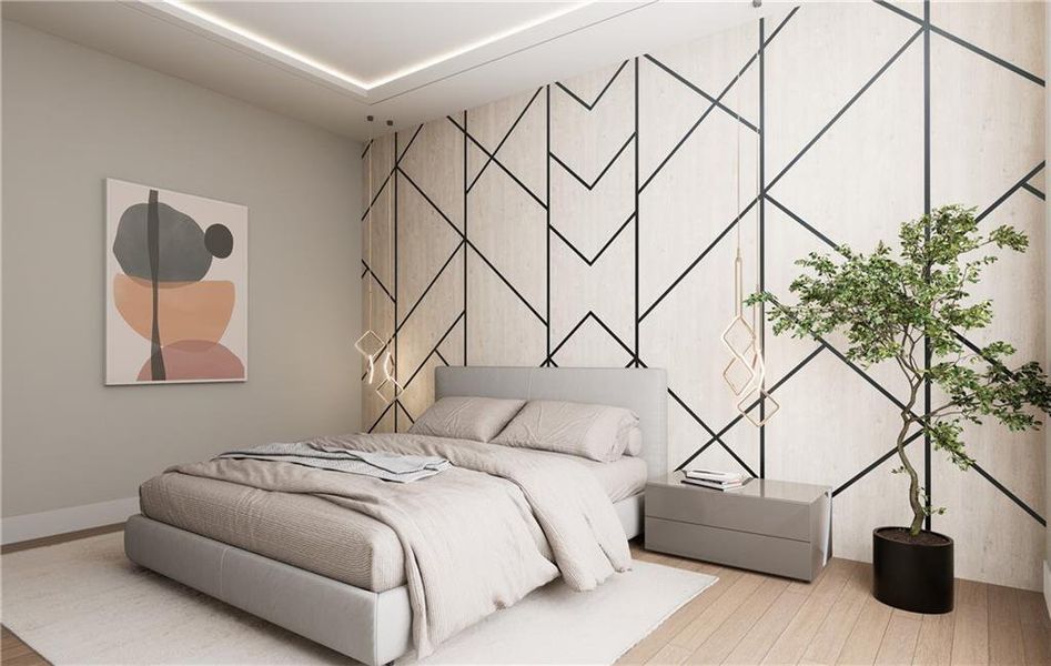 Furnished interior view inside a new home in , Fairburn (Image 24).