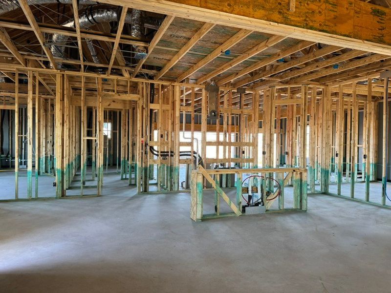 In-progress construction of a new home in Rocky Top, Krum, TX (Image 10).