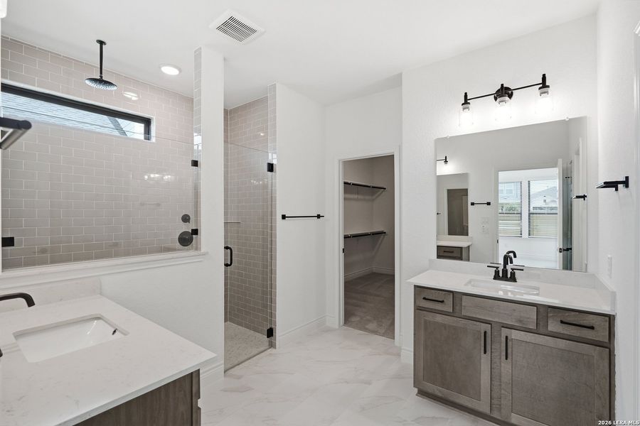 Furnished interior view inside a new home in Bison Ridge, San Antonio (Image 24). Furnished interior view inside a new home in Bison Ridge, San Antonio (Image 24).
