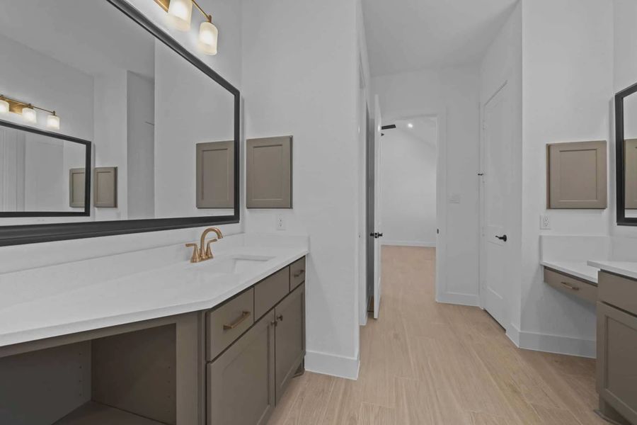 Furnished interior view inside a new home in The Woodlands Hills, Willis (Image 8).