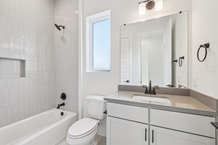 Not the actual home. Representative photo of a completed home of the same plan. Features will vary.  Please confirm details with the New Home Consultant