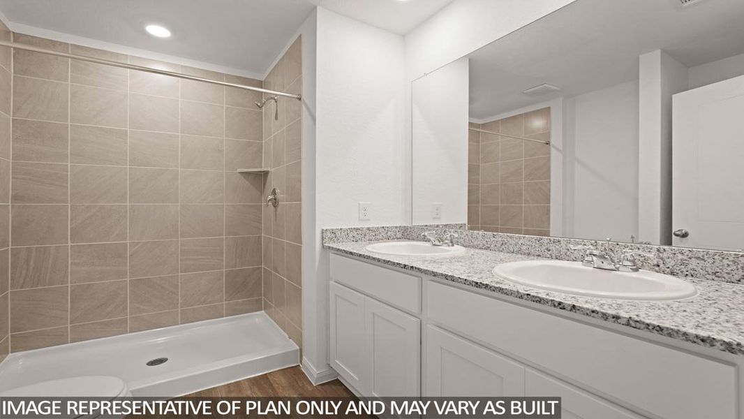 Furnished interior view inside a new home in McCrorey Trails, Conroe (Image 7).