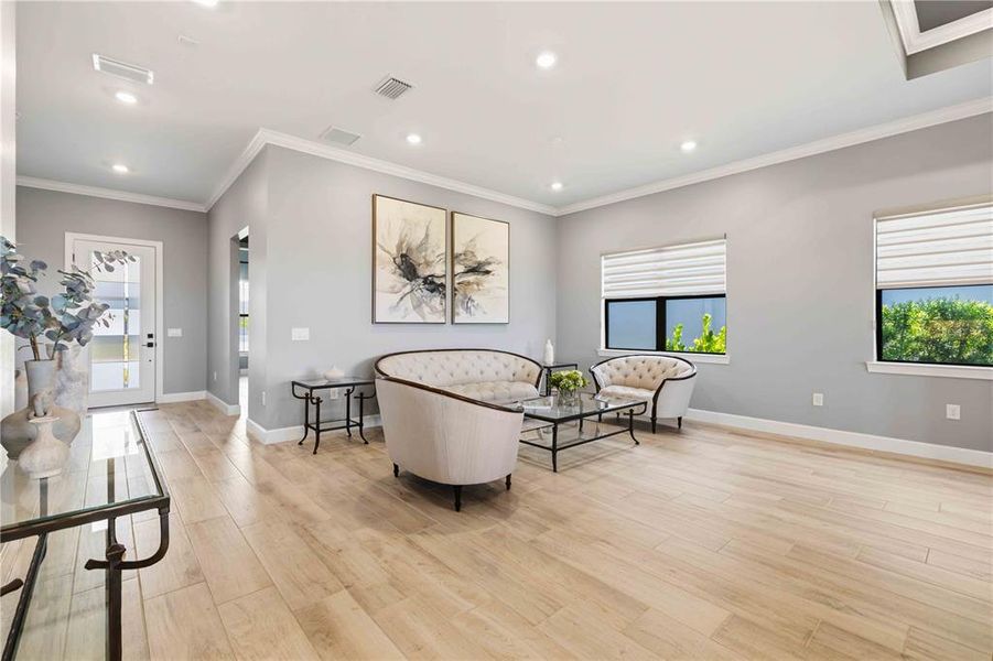 Furnished interior view inside a new home in , Nokomis (Image 6).