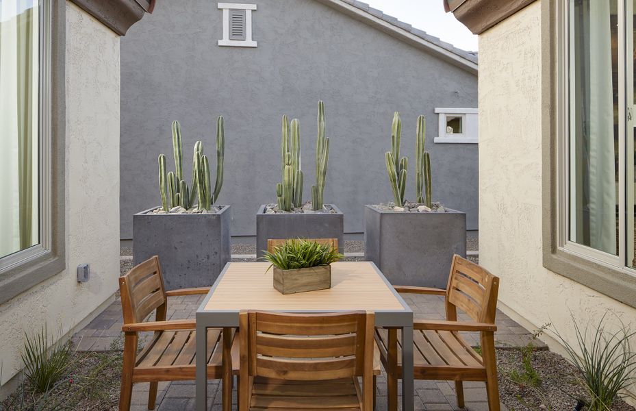 Interior courtyard