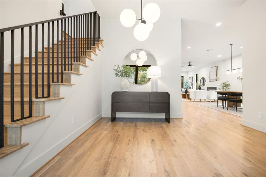 Furnished interior view inside a new home in , Dallas (Image 10). Furnished interior view inside a new home in , Dallas (Image 10).