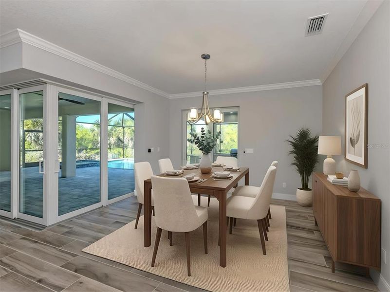 Furnished interior view inside a new home in , Port Charlotte (Image 6).