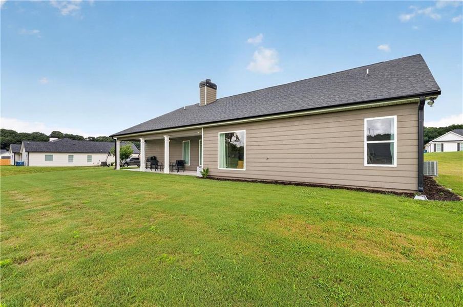 Exterior details and patio area of a home in , Winder (Image 31).