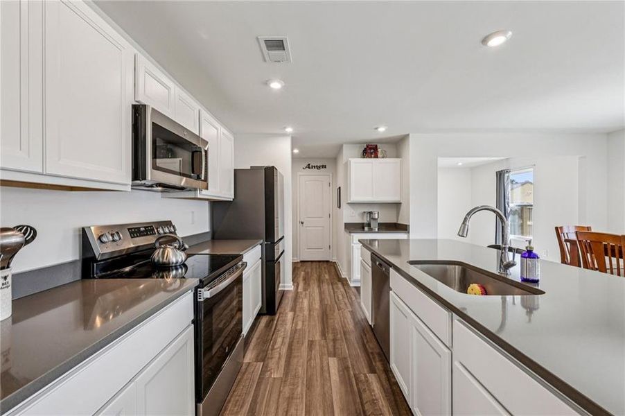 Furnished interior view inside a new home in , Euharlee (Image 17).