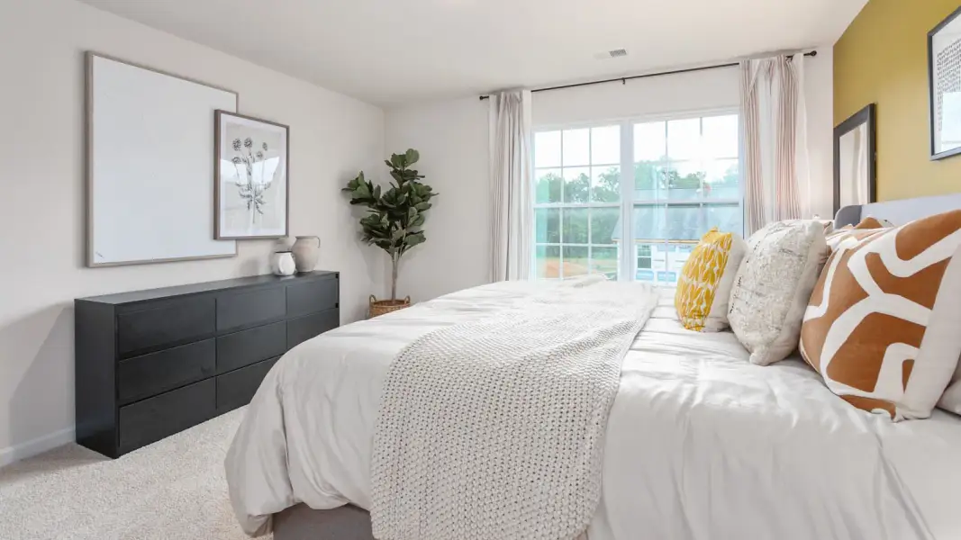 Furnished interior view inside a new home in North Village Townes, Greensboro (Image 14).