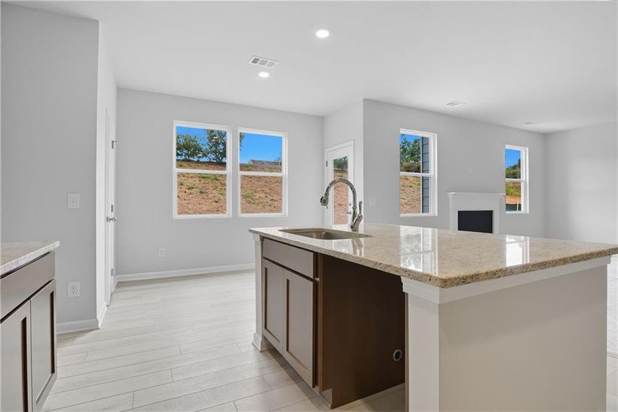 Furnished interior view inside a new home in Creekside Landing, Dallas (Image 4).