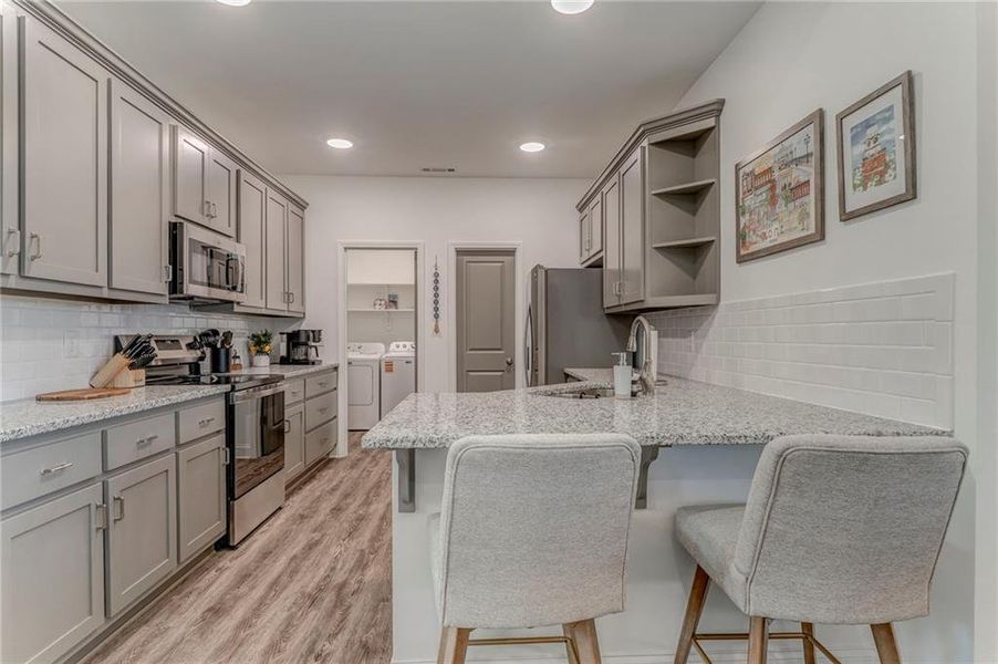 Furnished interior view inside a new home in , Cartersville (Image 18).