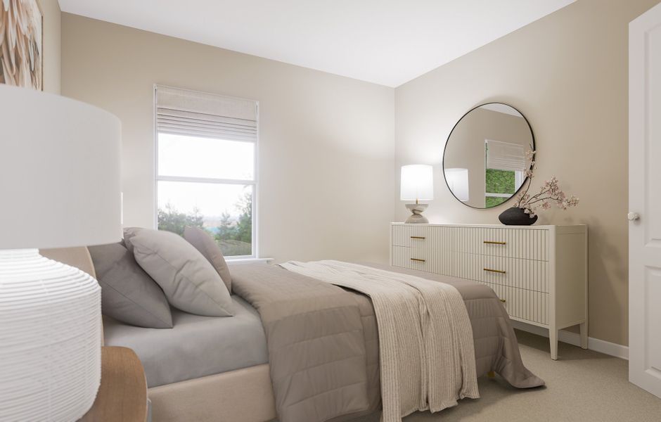 Furnished interior view inside a new home in Silverstone, Knightdale (Image 17).
