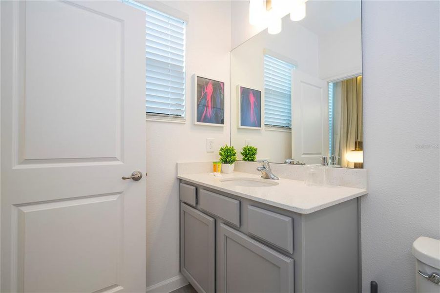 Furnished interior view inside a new home in , Orlando (Image 56).