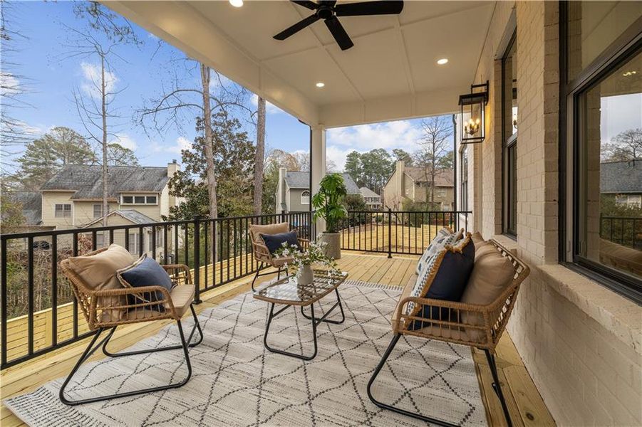 Exterior details and patio area of a home in , Johns Creek (Image 3).