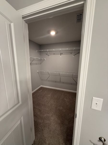 primary closet that is very spacious