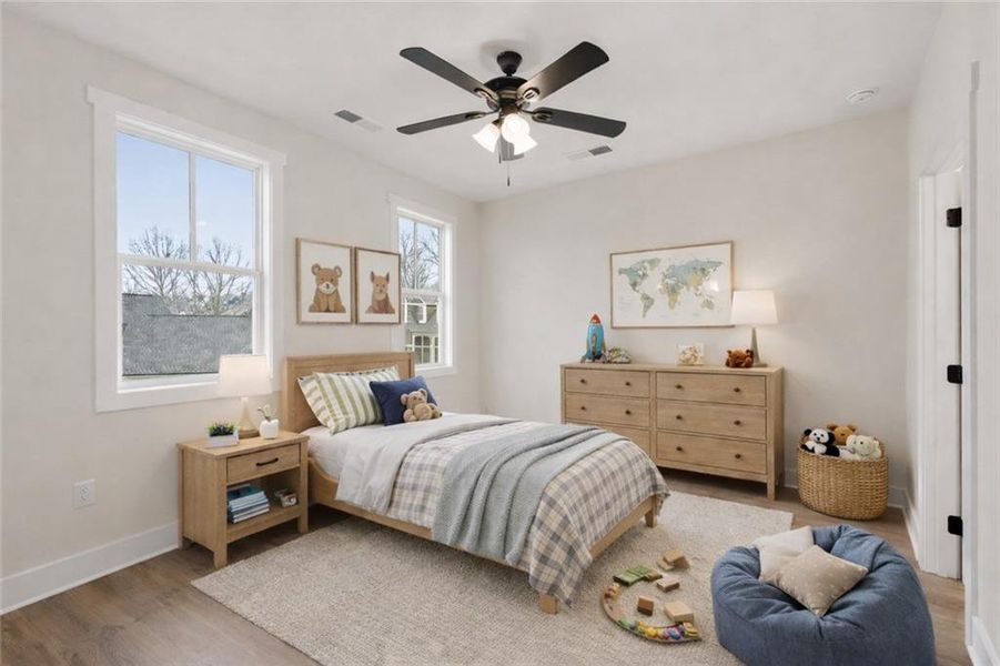 Furnished interior view inside a new home in , Dawsonville (Image 17).