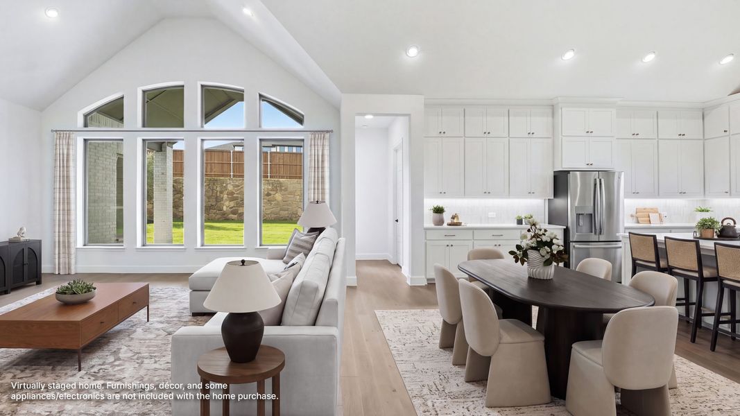 Furnished interior view inside a new home in Sweetgrass, Haslet (Image 7).