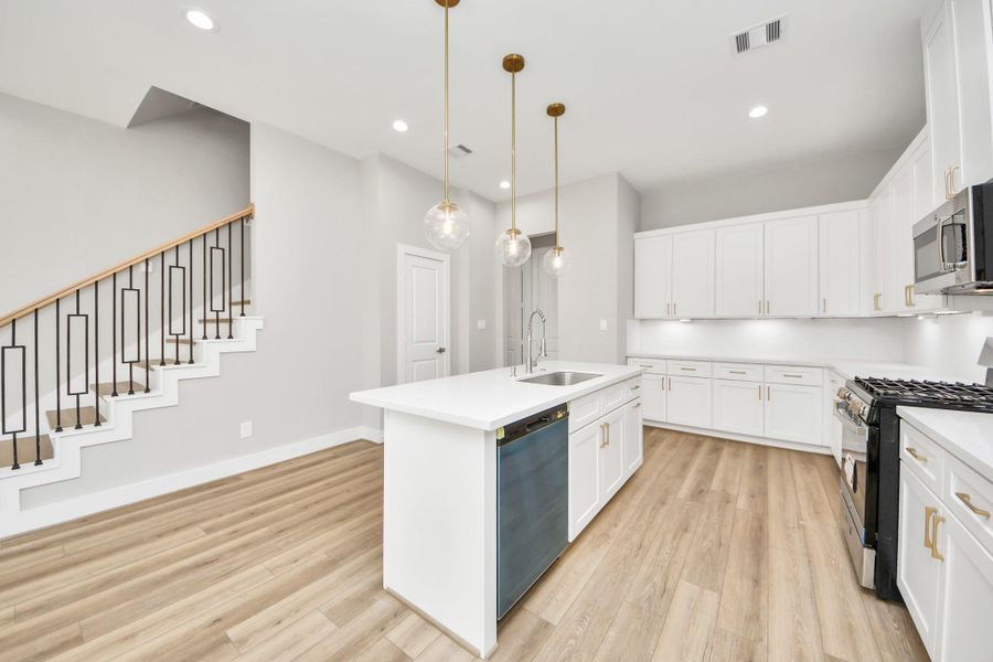 Furnished interior view inside a new home in , Houston (Image 7).