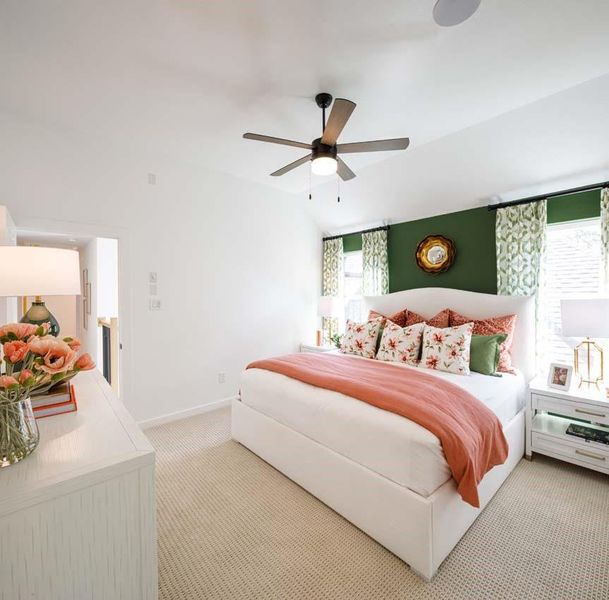 Furnished interior view inside a new home in Woodforest Townhomes, Montgomery (Image 16).