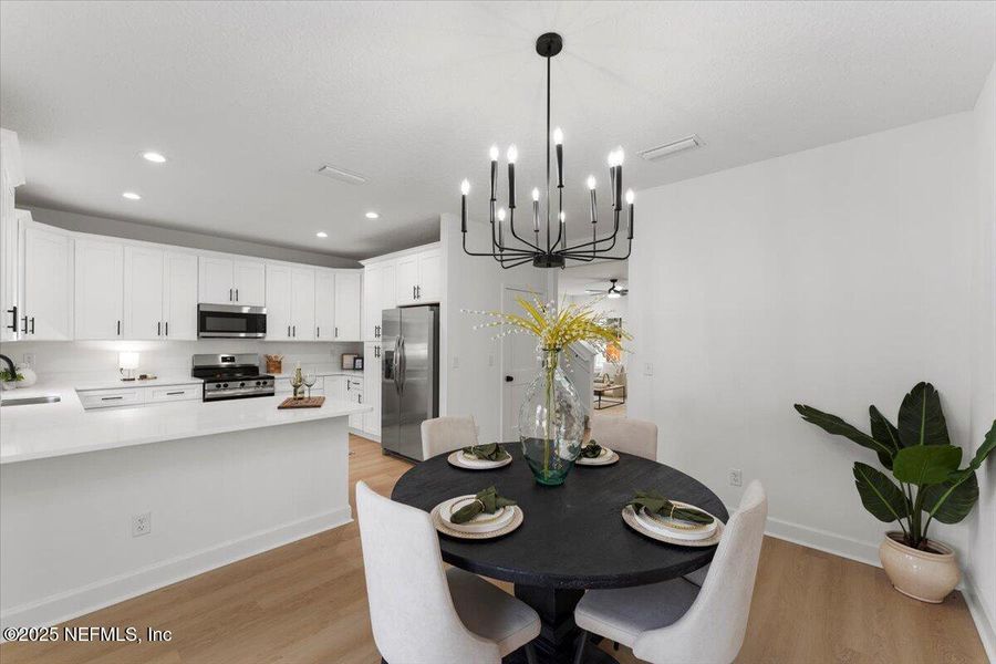 Furnished interior view inside a new home in , Fleming Island (Image 26).