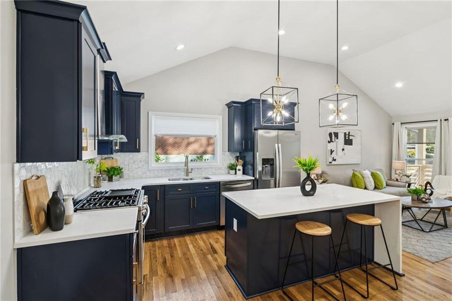 Furnished interior view inside a new home in , Decatur (Image 26).