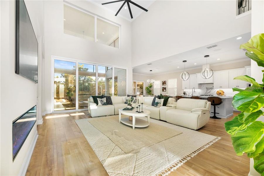 Furnished interior view inside a new home in , Flagler Beach (Image 36).
