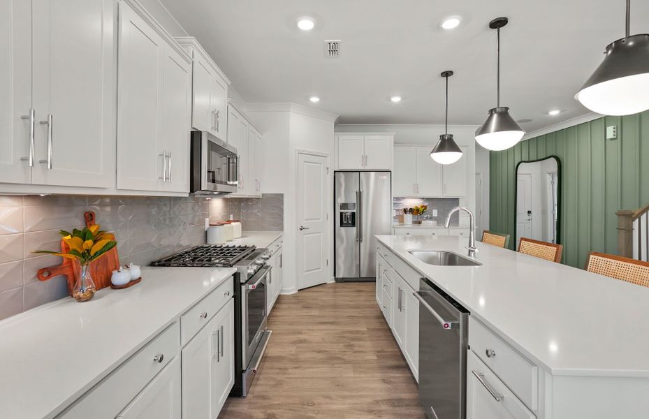 Representative furnished interior of a home built from the Marshall by Pulte Homes in The Retreat at Carolina Ridge, Harrisburg (Image 14).