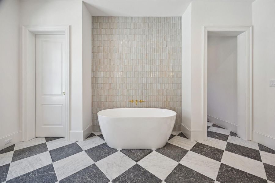 Furnished interior view inside a new home in , West University Place (Image 9). Furnished interior view inside a new home in , West University Place (Image 9).