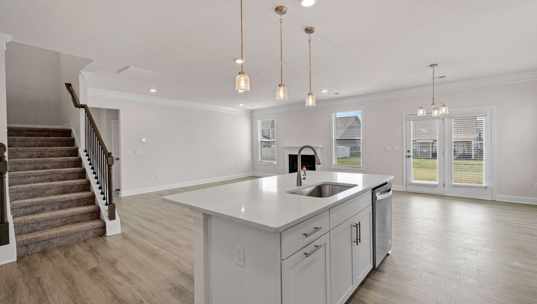 Furnished interior view inside a new home in Campbell Ridge, Piedmont (Image 9). Furnished interior view inside a new home in Campbell Ridge, Piedmont (Image 9).