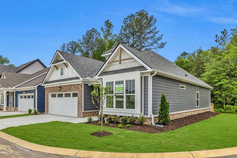 Representative exterior photo of a completed home built from the Devonshire by Parkside Builders in Givens Park, Chattanooga, TN (Image 16). Representative exterior photo of a completed home built from the Devonshire by Parkside Builders in Givens Park, Chattanooga, TN (Image 16).