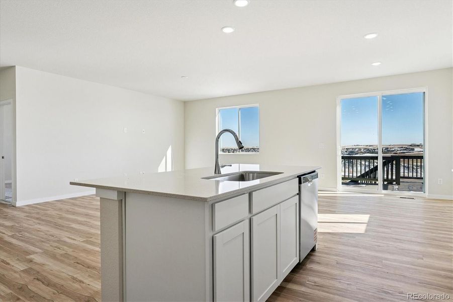 Furnished interior view inside a new home in Spring Valley Ranch, Elizabeth (Image 9).
