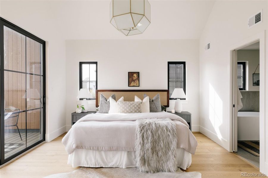 Furnished interior view inside a new home in , Denver (Image 33). Furnished interior view inside a new home in , Denver (Image 33).